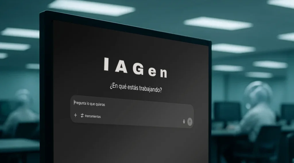 Computador inteligencia artificial generativa