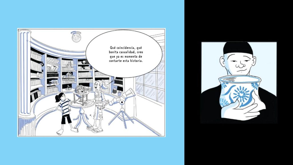 Un crisantemo en el Caribe viñetas 2