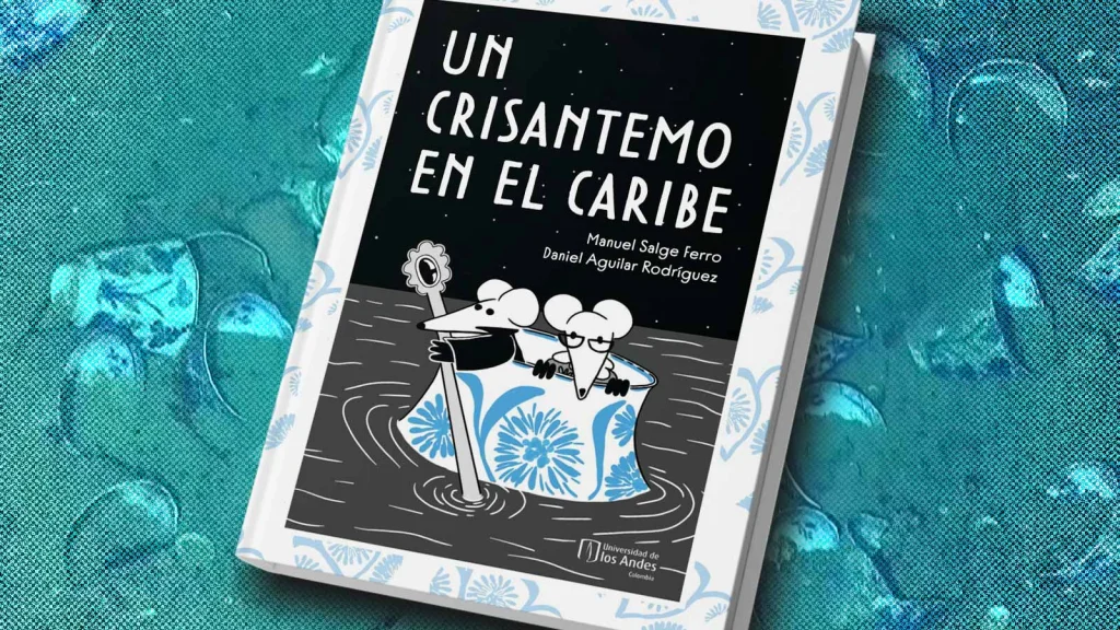 Portada novela gráfica un crisantemo en el Caribe