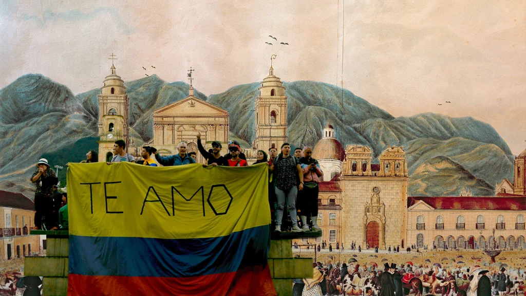 La vanguardia del mundo democracia en Colombia