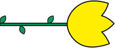 ilustración de una flor amarilla